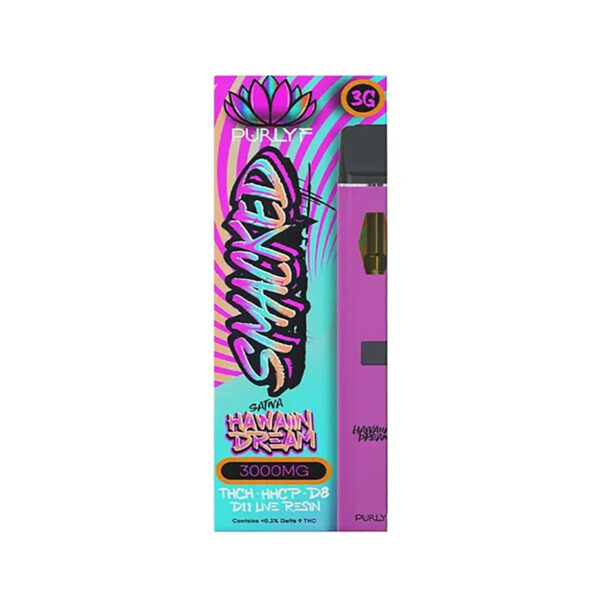 Purlyf Smacked Live Resin Blend Disposable Vape - Hawaiian Dream 3g