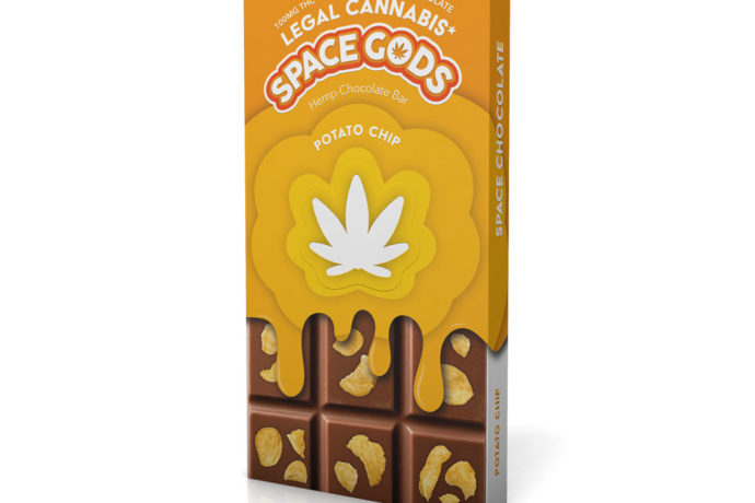 Space Gods Delta 9 Chocolate Bar - Potato Chip 200MG