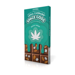 Space Gods Delta 9 Chocolate Bar - Rocky Road 200MG