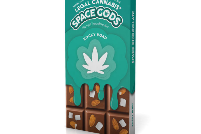 Space Gods Delta 9 Chocolate Bar - Rocky Road 200MG