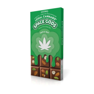 Space Gods Delta 9 Chocolate Bar - Triple Nut 200MG