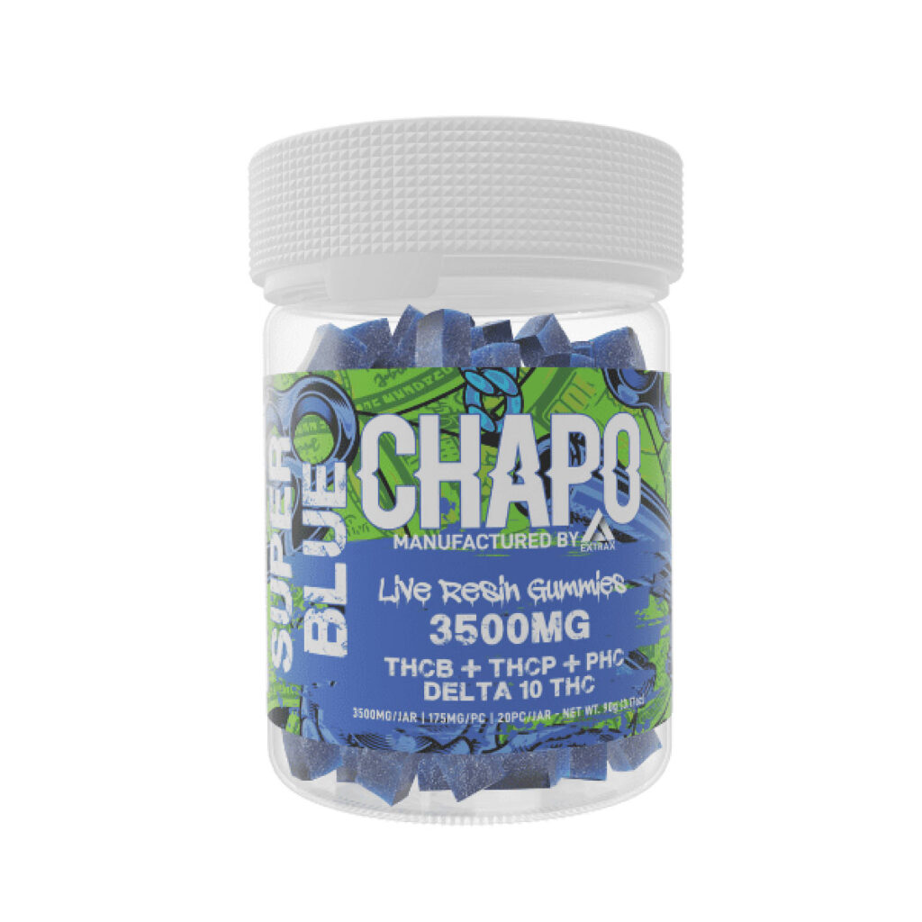 Chapo Extrax Live Resin Gummies Super Blue 3500mg Direct Delta 8 Shop