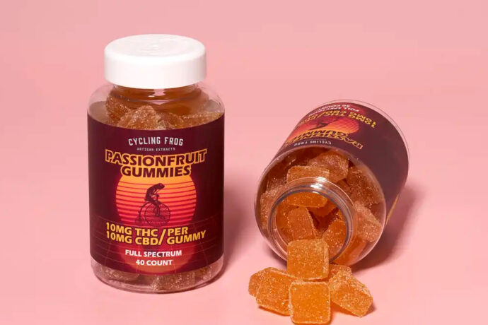 Cycling Frog Delta 9 THC CBD Gummies Passionfruit 20mg 40 count Cycling Frog Delta 9 THC CBD Gummies Passionfruit 20mg 40 count