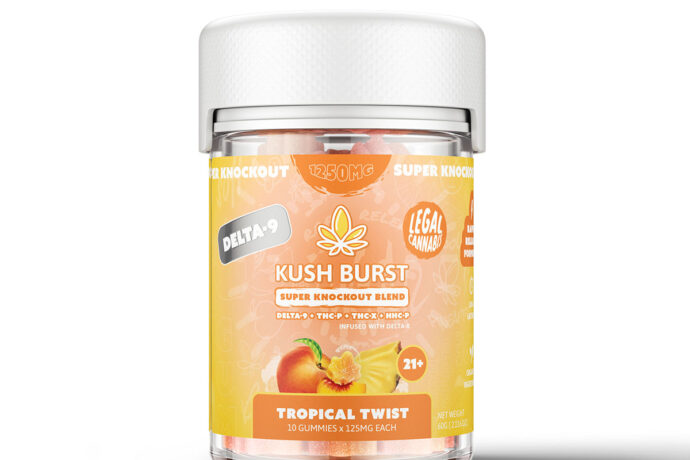 Kush Burst Super Knockout Blend - Tropical Twist 1250mg