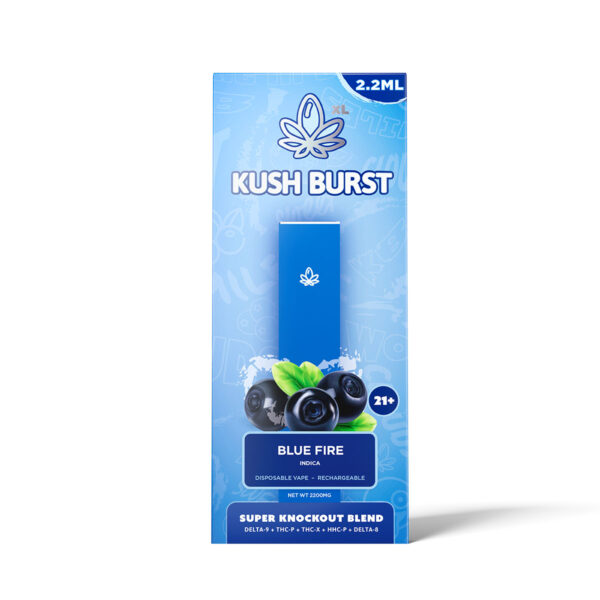 Kush Burst Super Knockout Disposables - Blue Fire 2.2ml