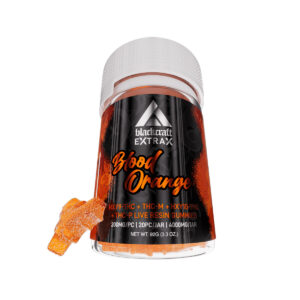Blackcraft Extrax HXY-9 THC-M HXY-10 THC-P Gummies 4000mg 20ct Blood Orange