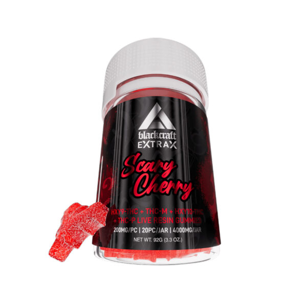 Blackcraft Extrax HXY-9 THC-M HXY-10 THC-P Gummies 4000mg 20ct Scary Cherry.jpg