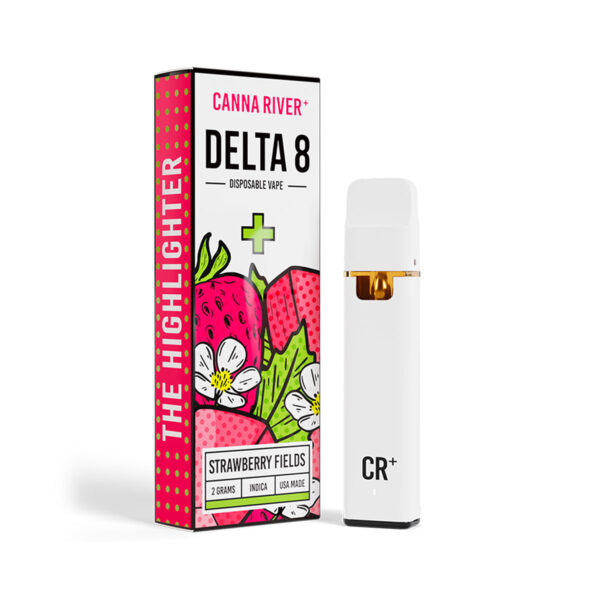 Canna River Delta 8 Disposable Strawberry Fields 2g