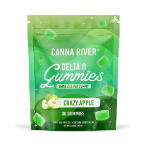 Canna River Delta 8 Gummy 30 Count Crazy Apple 25mg