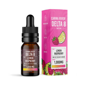 Canna River Delta 8 Tincture Lemon Raspberry 1000 mg