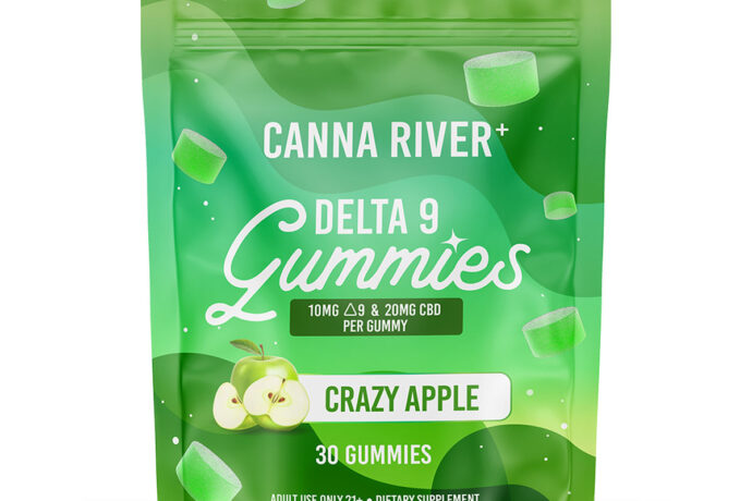 Canna River Delta 9 Gummy 30 Count Crazy Apple 10mg