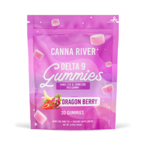 Canna River Delta 9 Gummy 30 Count Dragon Berry 10mg