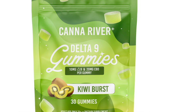 Canna River Delta 9 Gummy 30 Count Kiwi Burst 10mg
