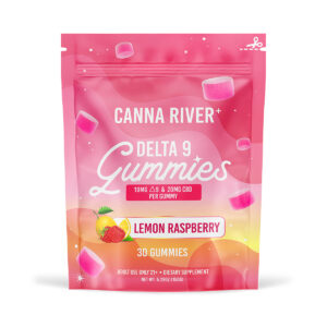 Canna River Delta 9 Gummy 30 Count Lemon Raspberry 10mg