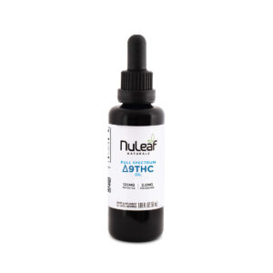 NuLeaf Naturals Delta 9 THC Tincture Oil 125mg 20ml