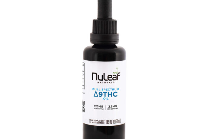 NuLeaf Naturals Delta 9 THC Tincture Oil 125mg 20ml