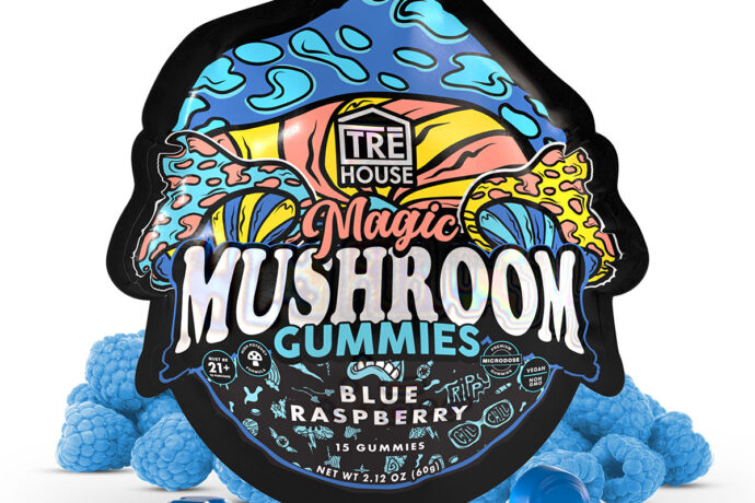 Trehouse Blue Raspberry Magic Mushroom Gummies 15CT