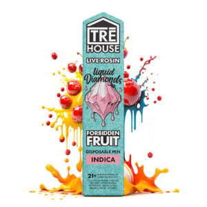 Trehouse Live Rosin Liquid Diamonds Vape Pen D8 D9 D10 HHC THCP - Forbidden Fruit Indica 2g