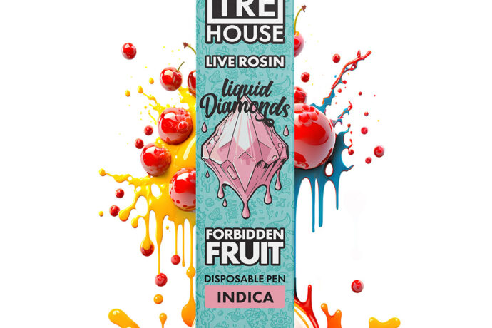 Trehouse Live Rosin Liquid Diamonds Vape Pen D8 D9 D10 HHC THCP - Forbidden Fruit Indica 2g
