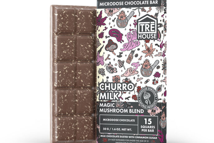 Trehouse Magic Mushroom Chocolate Bar - Churro Milk