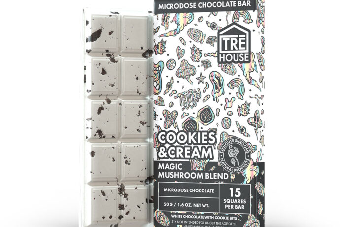 Trehouse Magic Mushroom Chocolate Bar - Cookies & Cream