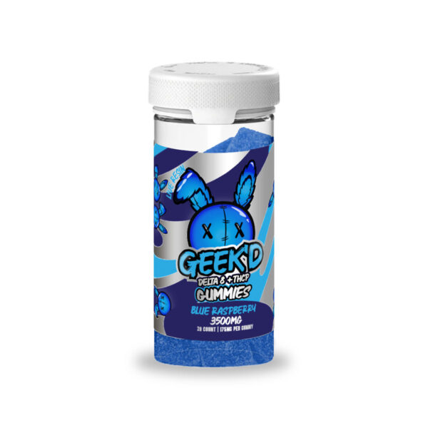 GEEKD EXTRACTS - DELTA 8 THCP GUMMIES - BLUE RASPBERRY