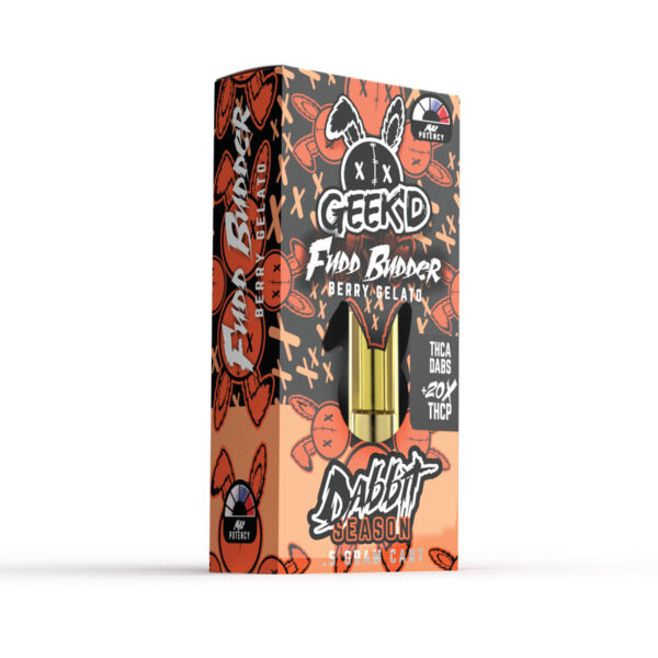 GEEKD EXTRACTS - FUDD BUDDER BERRY GELATO - THC-A 20x CARTRIDGE - INDICA