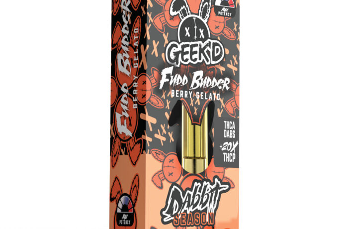 GEEKD EXTRACTS - FUDD BUDDER BERRY GELATO - THC-A 20x CARTRIDGE - INDICA