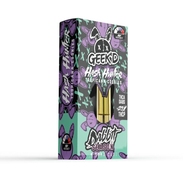 GEEKD EXTRACTS - HASH HUNTER TROPICANA COOKIES - THC-A 20x CARTRIDGE - SATIVA