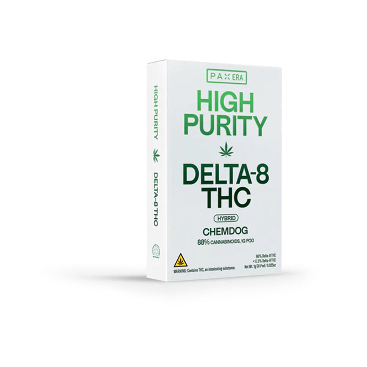 PAX Era High Purity Delta 8 THC Vape Pod Chemdog 1G Direct Delta 8 Shop