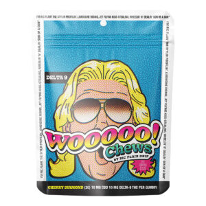 WOOOOO Chews By RIC FLAIR Drip Delta 9 THC Gummies 400MG - 20ct Pouch - Cherry Diamond