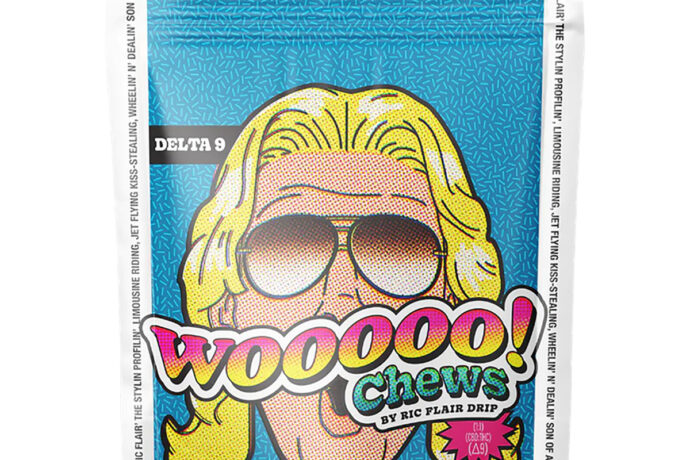 WOOOOO Chews By RIC FLAIR Drip Delta 9 THC Gummies 400MG - 20ct Pouch - Cherry Diamond