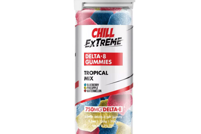 Chill Plus Extreme 25mg Delta 8 Gummies - 30 Count Tropical Mix