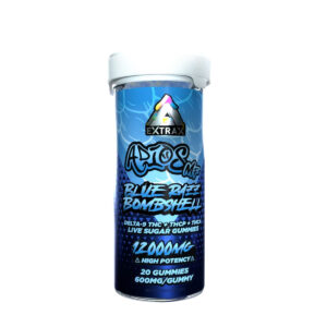 Extrax Adios MF THCa Live Sugar 12000mg Gummies 20 Count - Blue Razz Bombshell