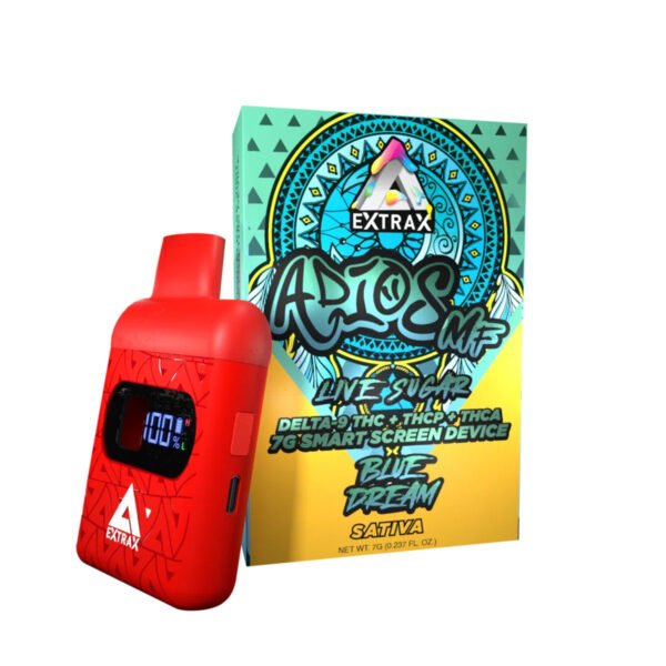 Extrax Adios MF THCa Live Sugar 7G Disposable - Blue Dream