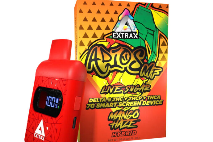 Extrax Adios MF THCa Live Sugar 7G Disposable - Mango Haze