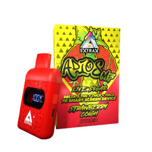 Extrax Adios MF THCa Live Sugar 7G Disposable - Strawberry Cough