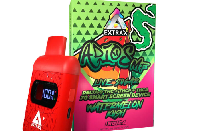 Extrax Adios MF THCa Live Sugar 7G Disposable - Watermelon Kush
