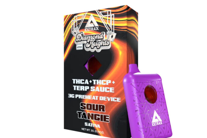 Extrax THCa Terp Sauce 3G Disposable Diamond Heights - Sour Tangie