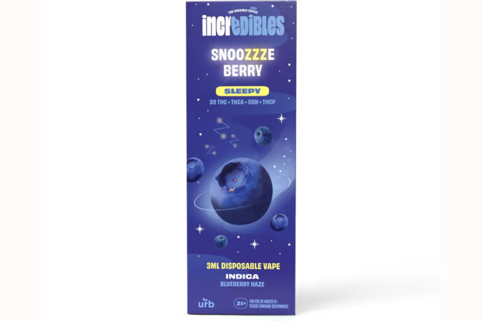 Incredibles Snoozzzeberry 3ML Vape
