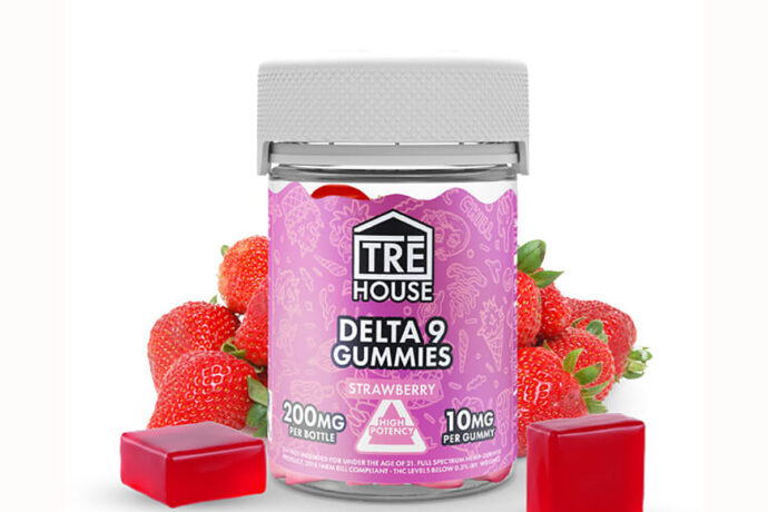 TRE House Delta 9 Gummies - 200mg Strawberry