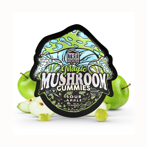 TRE House - Mushroom Gummies - Sour Apple