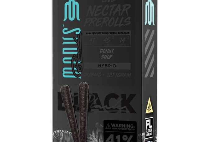 Modus Black Prerolls Live Nectar Joints - Donut Shop Hybrid - 2 Pack