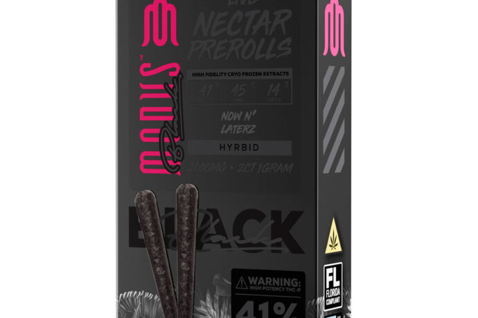 Modus Black Prerolls Live Nectar Joints - Now N Laterz Hybrid - 2 Pack