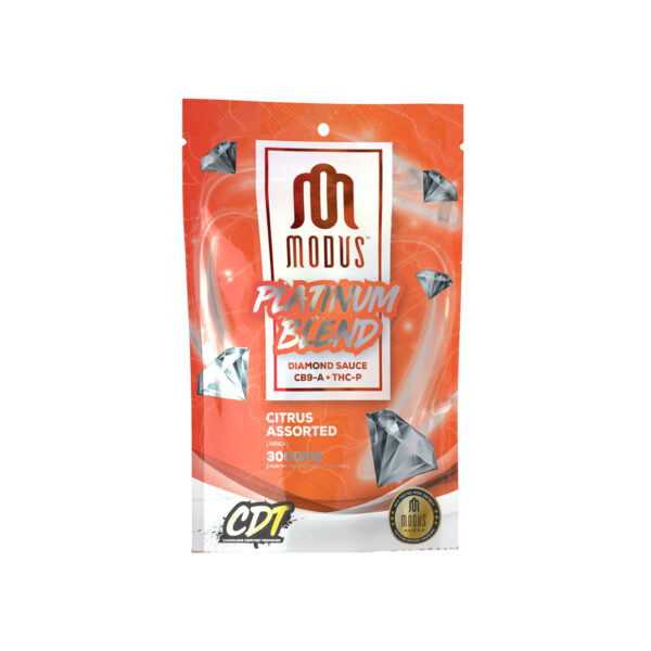 Modus Platinum Gummies - Citrus Assorted 3000mg 20 Count