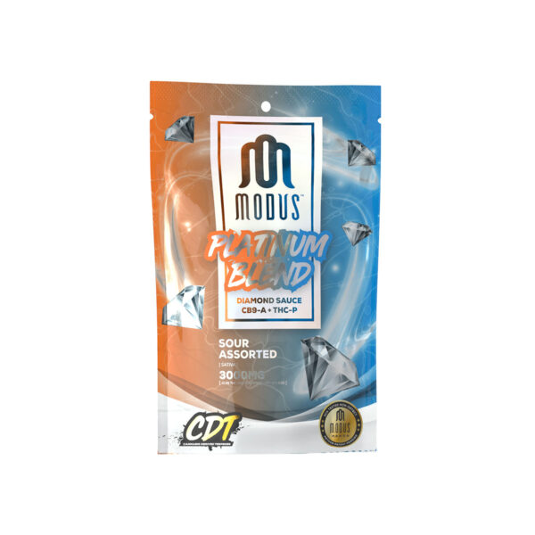 Modus Platinum Gummies - Sour Assorted 3000mg 20 Count
