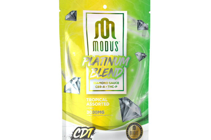 Modus Platinum Gummies - Tropical Assorted 3000mg 20 Count