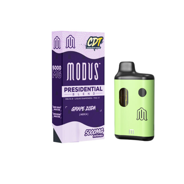 Modus Presidential Disposable - Grape Zoda 5000mg