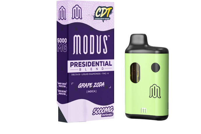 Modus Presidential Disposable - Grape Zoda 5000mg