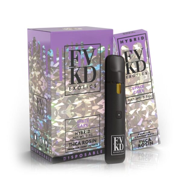 FVKD Exotics THCa Rosin Disposable 3.5G Hybrid - Space Cake